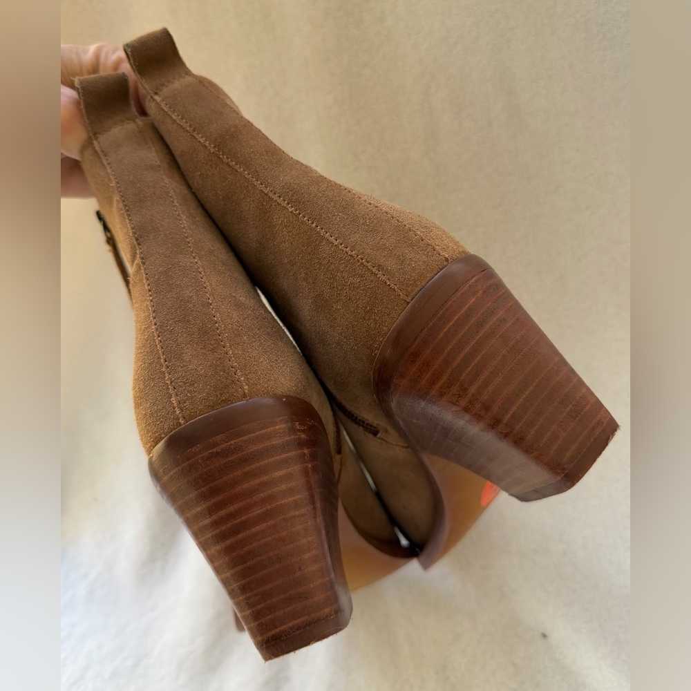House of Harlow 1960 Revolve Tan Suede Western Booties Size 9.5 - Picture 9 of 16